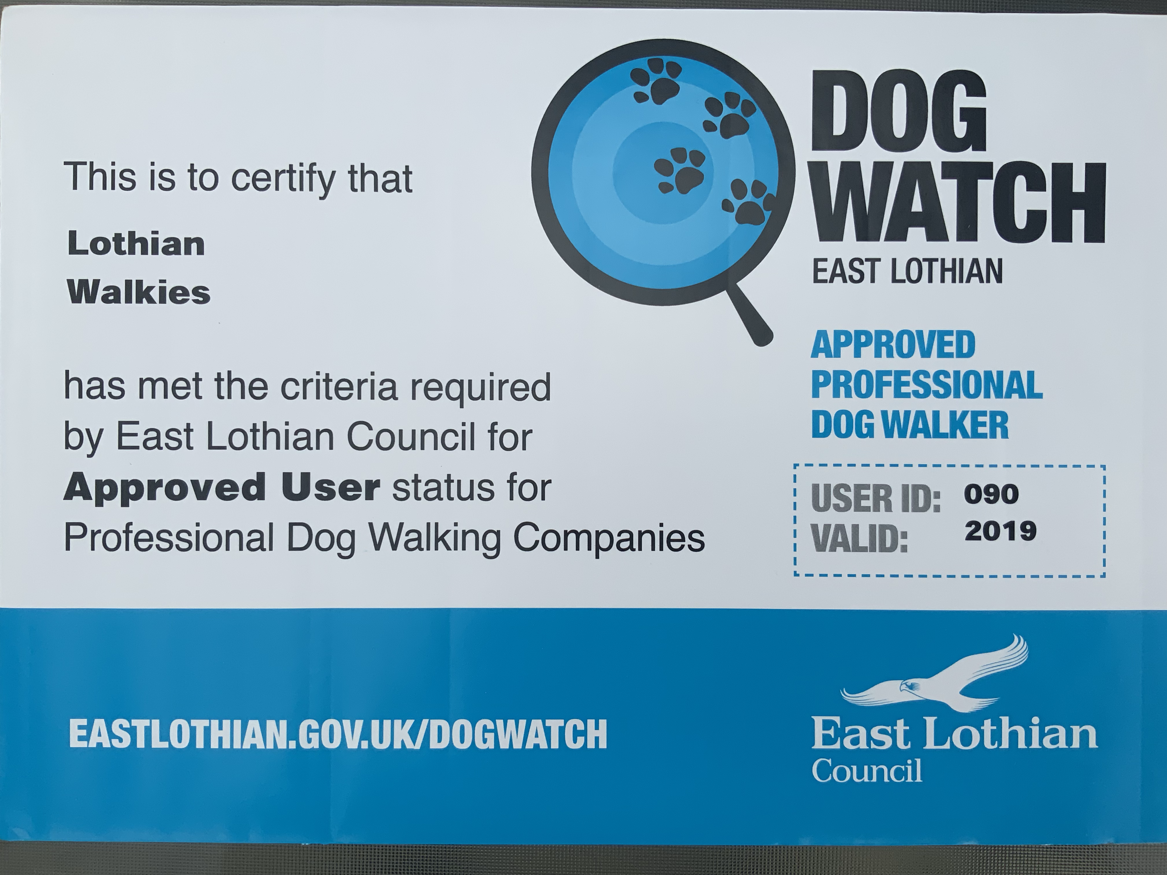 East Lothian approved
